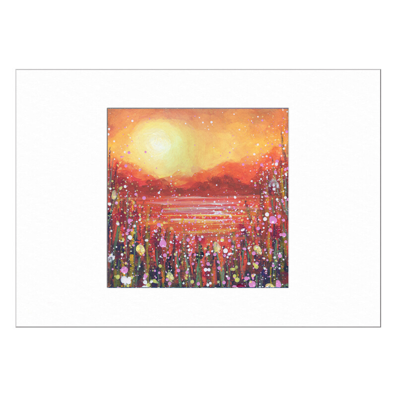 Autumn Sunrise Limited Edition Print with Mount